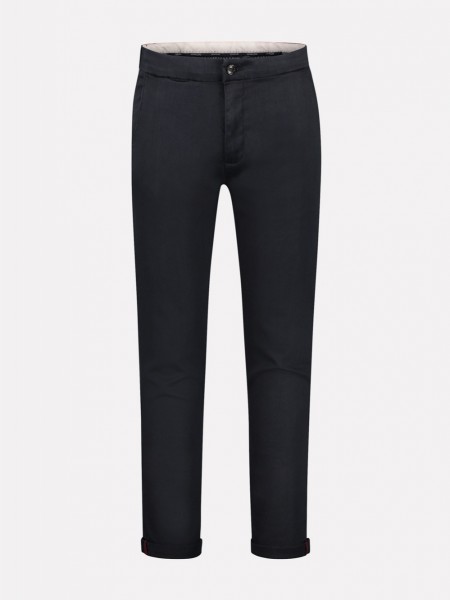 Lancaster Chino Pants with straps Flex Twill Dk Navy