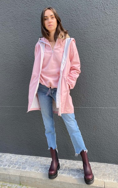 a waterproof raincoat