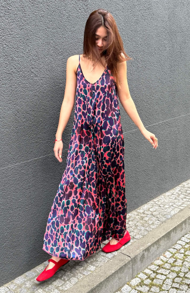 Dress AOP tanin