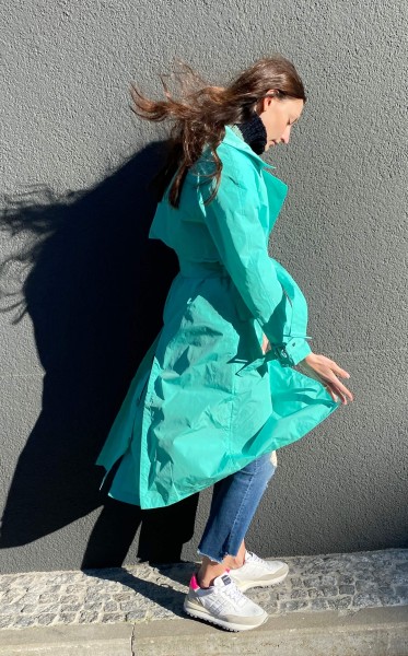 Gars Trench Impermeable vert