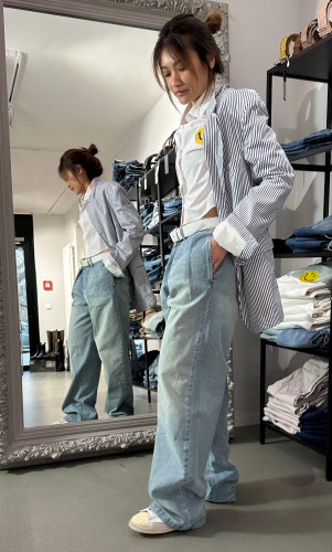 Blair Double Pleated Jean Blair Double Pleated Jean