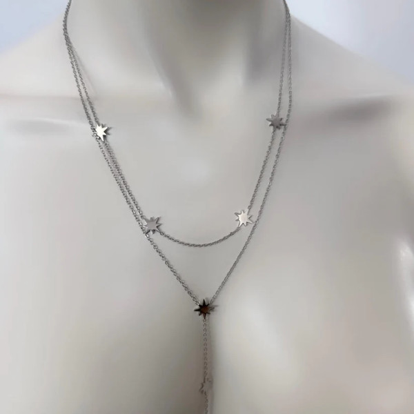 Kette Y Star Silber