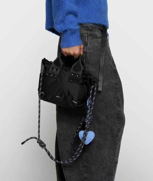Small Padded Shopper black