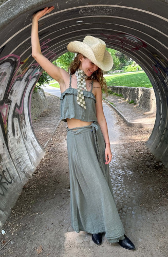 Lia Top greengrey Lia Top greengrey