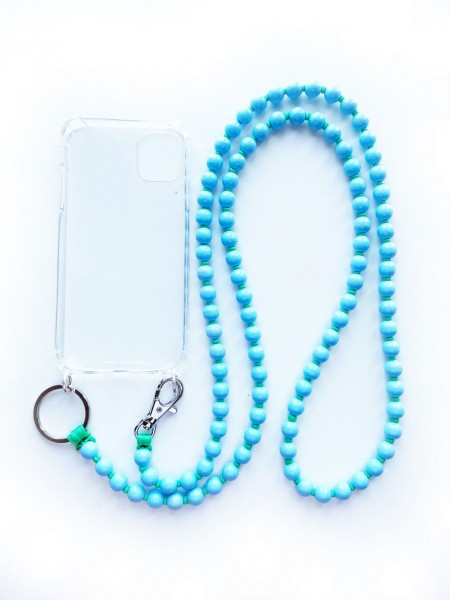 Handykette Pastellblau-Grün