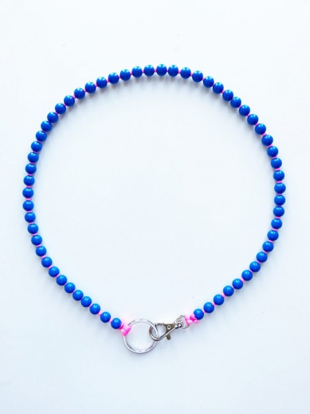 Schlüsselanhänger Lang Blue/Pink