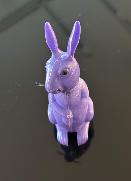 Wackel Hase lila