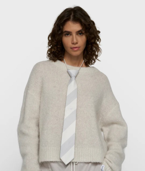 Tie Stripes white/stone