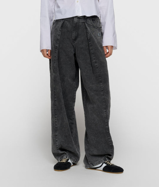 Bar Pants Jog Denim black