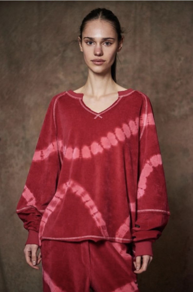 Sweatshirt Batik Madison Jalapeno red