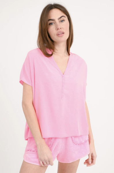 Bluse Maya Neon Pink