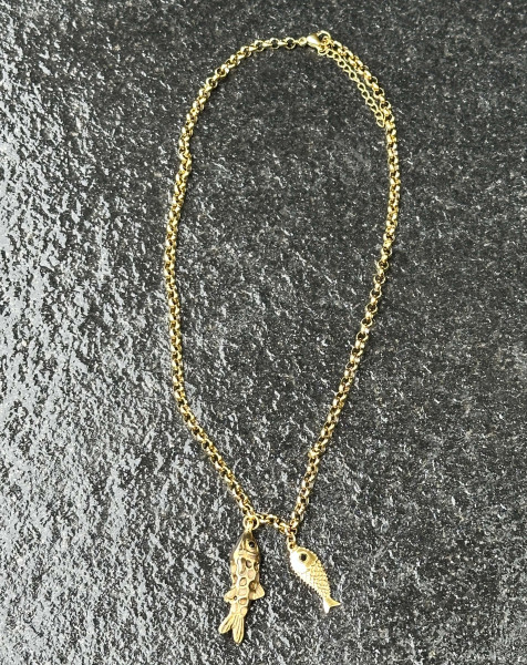 Necklace Gold Fisch