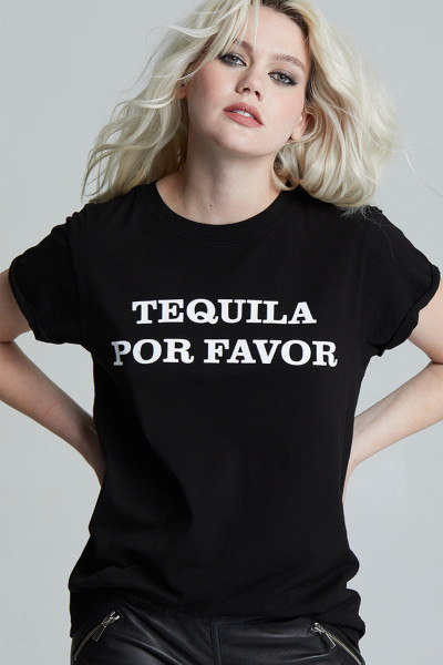 Tequila Por Favor black