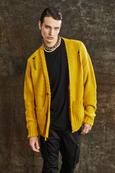 Cardigan Sweater ocra