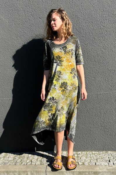 Handprinted Flower Dress