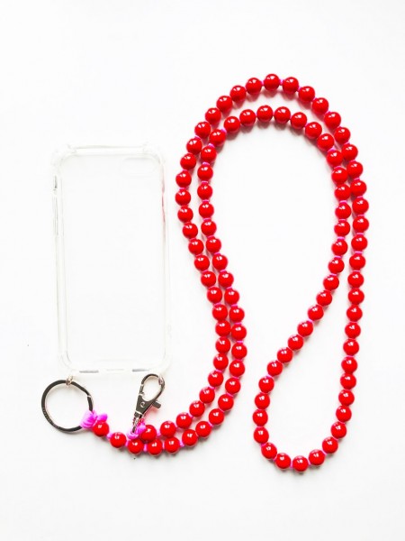Handykette Rot/Pink
