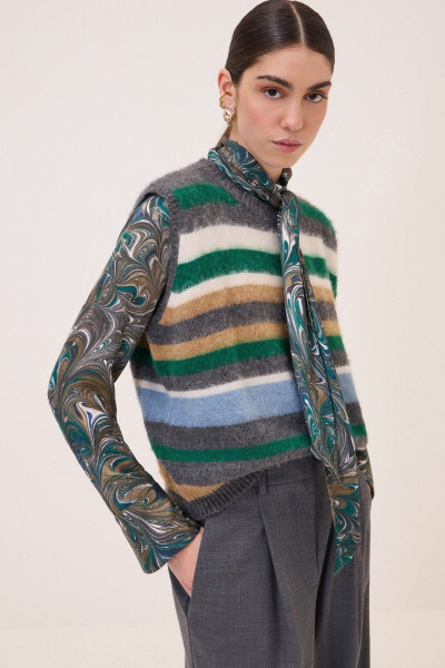 Striped Vest