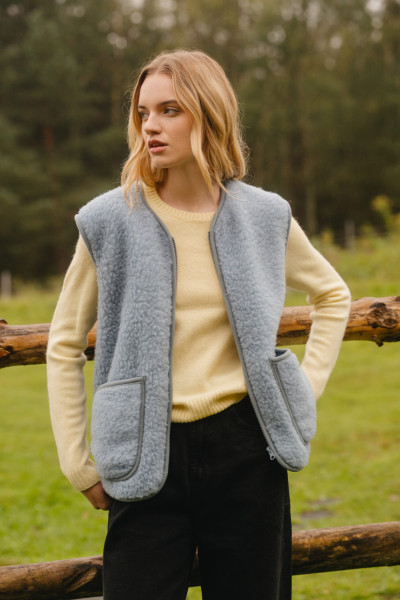 Pepitko Vest Ice Blue