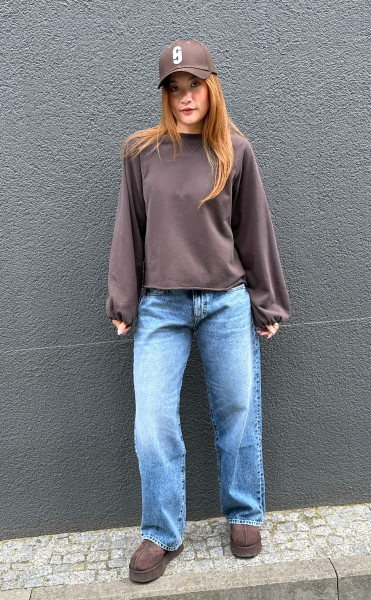Sweatshirt Marlon Dark Brown