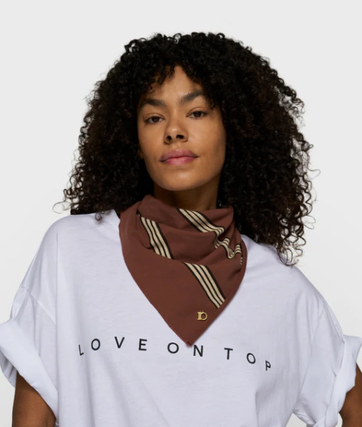 Bandana Stripes deep brown