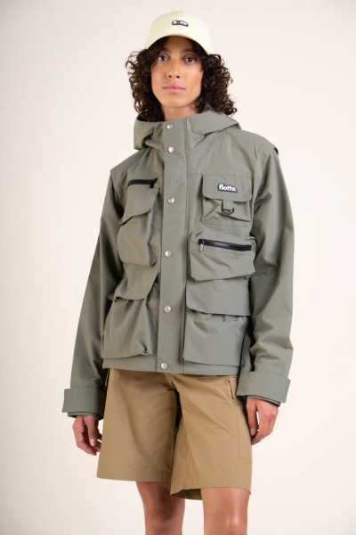 SAINT-CYR - MULTI-POCKET WATERPROOF JACKET kaki