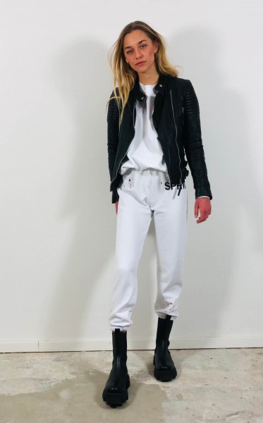 City Biker Leather Jacket black