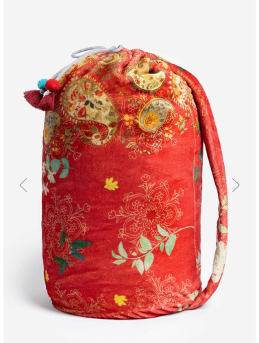 Vorschau: Clara Embroidered Velvet Cozy Blanket Multi Vorschau: Clara Embroidered Velvet Cozy Blanket Multi