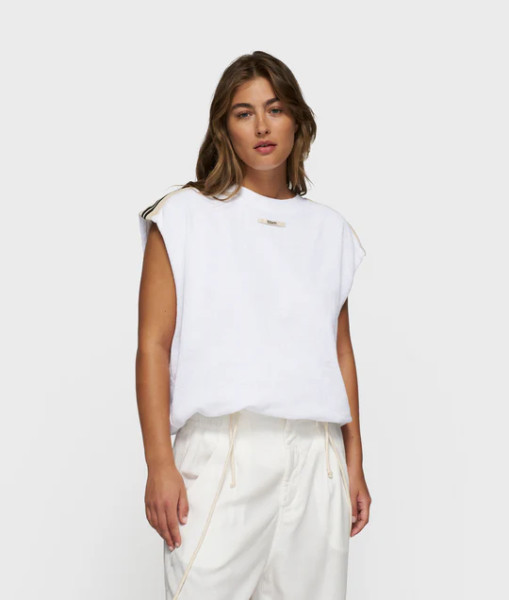 Mesh Baseball Tee 10 white