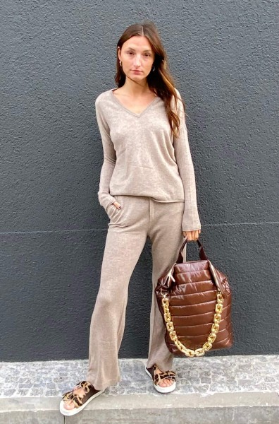 Jezabel Cashmere Pull Galet Chic