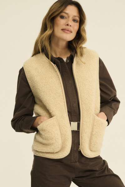 Pepitko Vest Beige