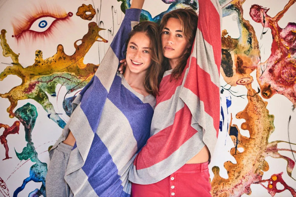 Stripe T-Shirt Birney geranium