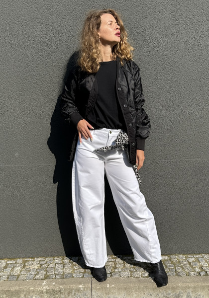 Western Pants Washed optic white