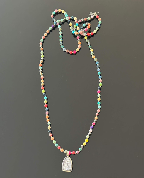 Buddha 4mm Neck Mix Jasper