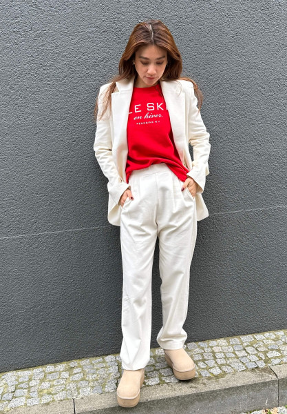Trousers ecru