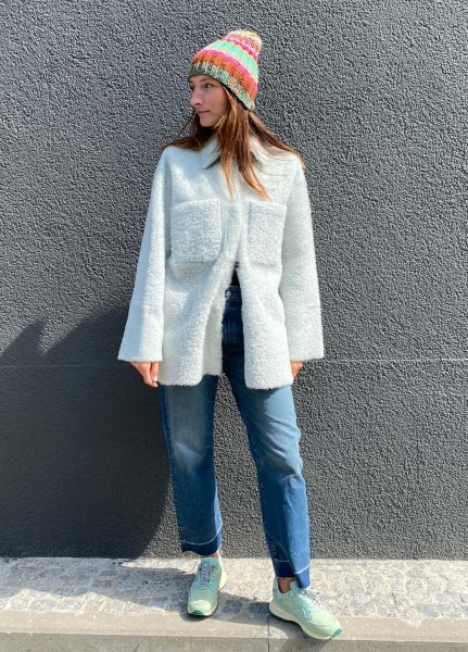 Woman Lamb Leather Jacket Mint