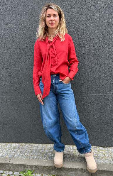 Josette Blouse red