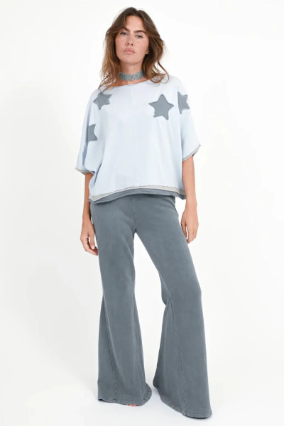 T-Shirt Stern_Patches Rumbia blue ice