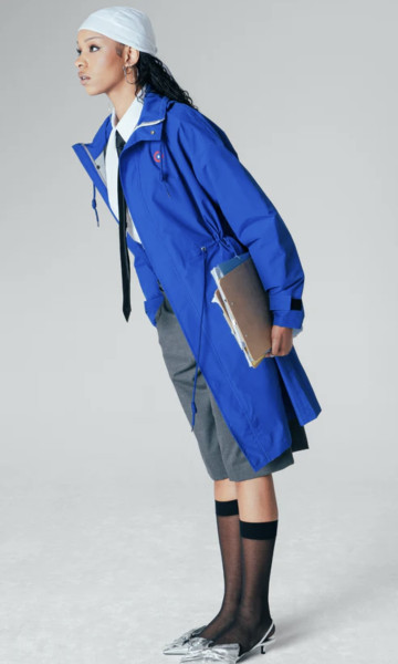 Amelot Long Raincoat bleu klein