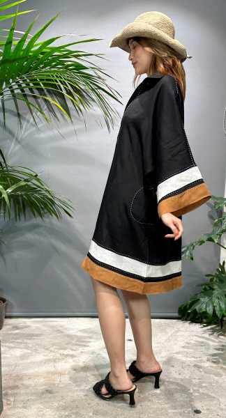 Dress Coconut Natural/Black