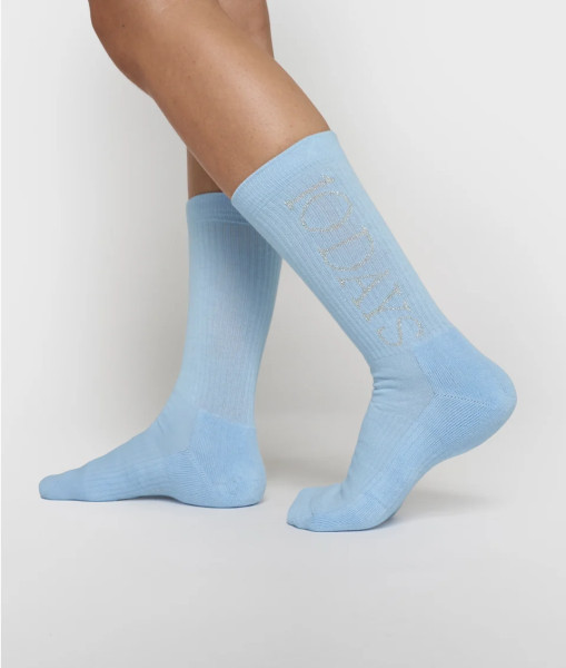 Long Socks 10Days angel blue