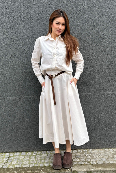 Blouse Jane Cropped Kalk