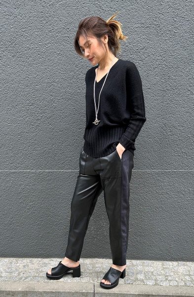 Cashmere Pull oversized black