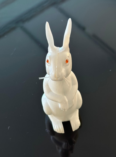Wackel Hase weiß