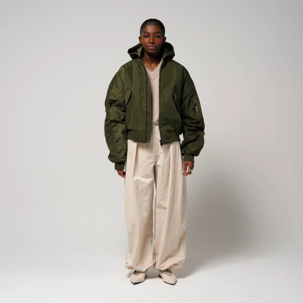 Misty WATERPROOF BOMBER JACKET dark olive green