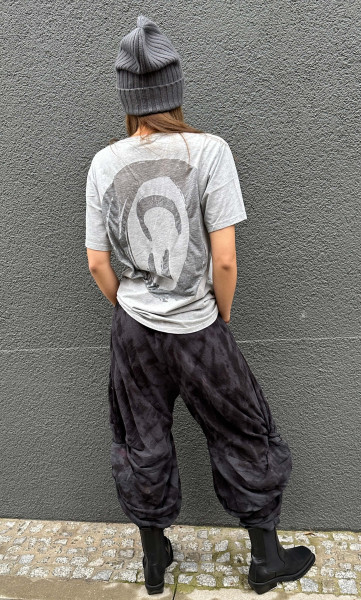 Burnout Crew Tee Grey Marle