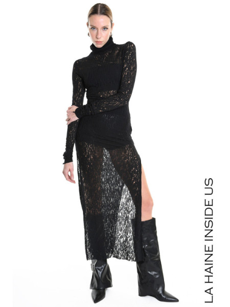 Abito Lace Dress nero