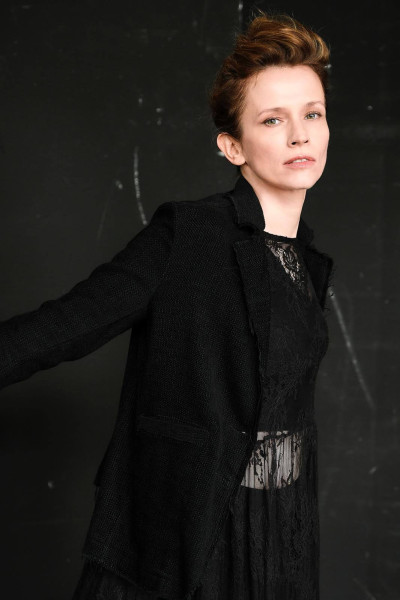 Giacca Over in Flanella Blazer black