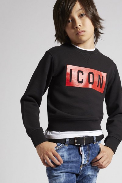 Dsquared2 Sweatshirt Icon Black/Red