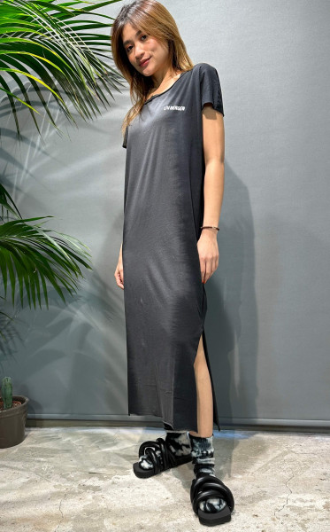 Spray Dress Charcoal