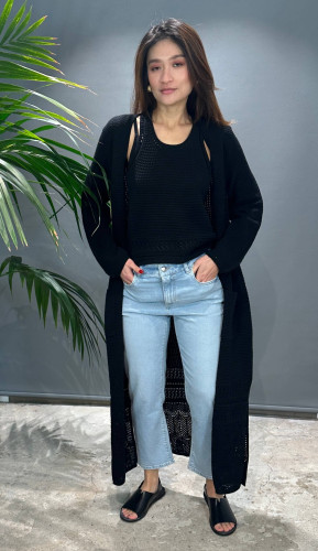 Vorschau: Shary Debardeur Häkeltop Noir Vorschau: Shary Debardeur Häkeltop Noir